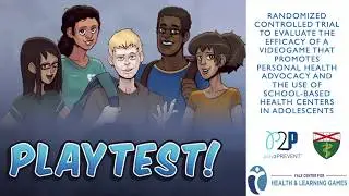 RCT to evaluate the efficacy of a videogame that promotes personal health advocacy in adolescents