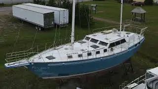 Come explore this 53&rsquo; steel yacht! SOLD: Bruce Roberts 53 #HOMEMADE #BOATS