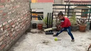 Duggu ke sath Aj Cricket khel liya 