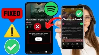 Исправление ошибки Spotify Apk Not Working (2025) | Исправление проблемы с пустым плейлистомSpotify