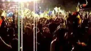 part of the mass meeting of the winning team