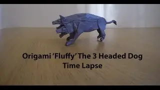 Fantasy Creatures: Fluffy The Three Headed Dog Origami