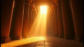 Ra's Barque Enters the Hypostyle | Ancient Egyptian Solar Temple Ambient
