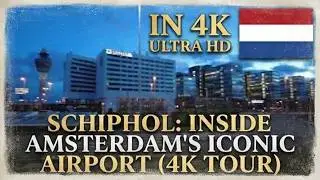 ​✈️ Schiphol Airport Tour: Walking Inside Amsterdam (AMS) – What It's REALLY Like!