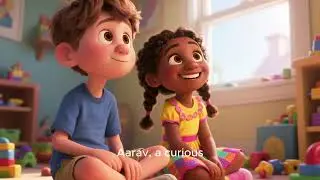 🌍 A Journey Around the World with Aarav and Mila - Learning Continents