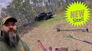 The Finding an Old Home Site to Metal Detect Forest Driving Adventure! !