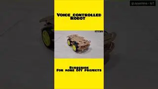 Voice Controlled Robot | Control Robot Using Voice Commands 🤖📱 #iot #robot