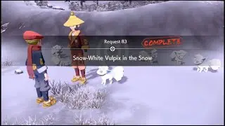 Pok&eacute;mon Legends: Arceus - Request #83: Snow White Vulpix in the Snow