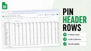 How to Freeze Rows and Columns in Google Sheets Step by Step