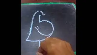 How to Draw Bird Drawing form 5 number #artwork #shorts #drawing #Bird  #howtodraw
