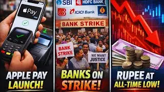 Indian Banks on Strike, Apple pay Launch, Indian market crash, L'OREAL 3500cr investment.