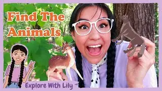 Find The Animals With ME // LEARN about ANIMALS that live in the WOODS // Learning for toddlers 2020