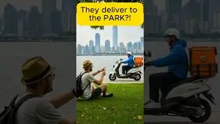 Korean Delivery Guys Do THIS at the Park?! | Culture Shock 🇰🇷🍗