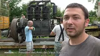 Simon Voiret pr&eacute;sente la f&ecirc;te des vieux tracteurs &agrave; Gatey, 2024