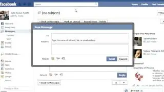 Viewing and Sending Messages in Facebook - A Video Tutorial from GotWebHost.com