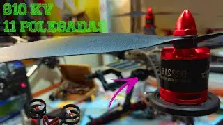 810Kv 11Polegadas - Motor e Hélice