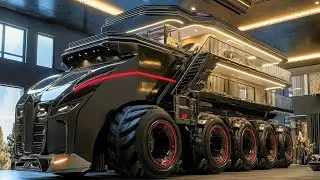 MOST INSANE Class A Motorhome ever! 2027 Tiffin Phaeton Midnight MegaHome Edition
