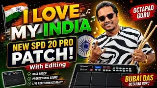 I Love My India Octapad Patch With Editing Happy Independence Day All Friends ||  Radhey Radhey 🙏