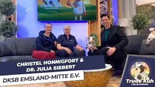 Julia Siebert & Christel Honnigfort vom Ortsverband Emsland-Mitte des DKSB bei „Trude Kuh“