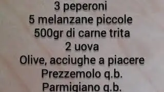 Peperoni e Melanzane ripiene