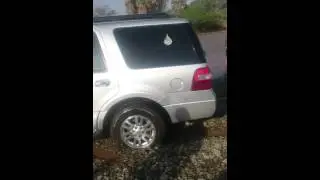 #قرية_طناطن السيول تحتجز سيارة عسكري متجه للخوبة