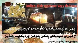 Mine Khaya Aj Chicken Chawman or moms. we have eaten chicken  chowman and tried indian vomoos
