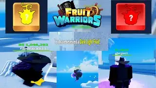 Getting DARK LIGHT ( Mythical ) Fruit + Full Showcase | Fruit Warriors