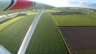 RC Cessna 182 motorhood view