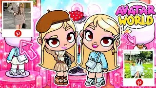 &iexcl;Recreo LOOKS de Pinterest en Avatar World! &iexcl;IDEAS DE OUTFITS GRATIS! 😍✨
