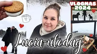 Firar Lucia med korvgrillning & smores | vlogmas