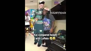 The height difference 😂 (via kaicenat/TT)