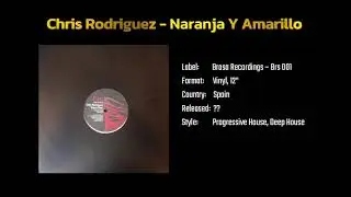 Chris Rodriguez - Naranja Y Amarillo