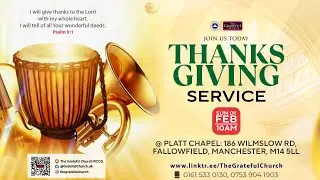 SUNDAY CELEBRATION SERVICE || RCCG THE GRATEFUL CHURCH || 1ST FEBRUARY 2026