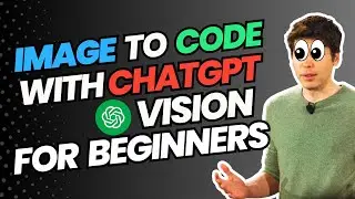 How to TURN an Image to Webpage - For Beginners with ChatGPT Vision. (Easy-Tutorial)
