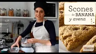 Scones de Banana y Avena / Cocina Natural