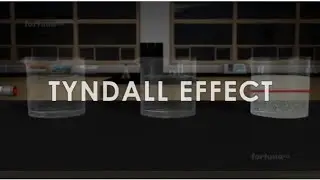 #Tyndalleffect/scattering of light by colloids