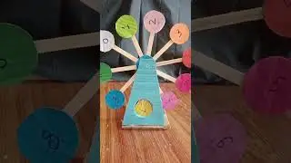 Paper craft / Number spinning wheel / Homemade