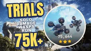 Solo Damage Wasps Trials Run 75K+ | ARC Raiders
