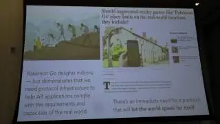 Mixed reality service  - Tony Parisi for Mark Pesce