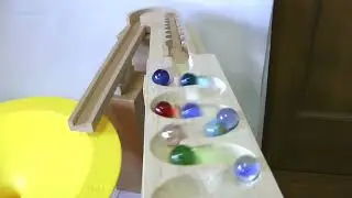 ★Marble Run ASMR 2026-1/23Wooden Slope HABA Large Circle#marblesrace#marblerace#marblerun#satisfying
