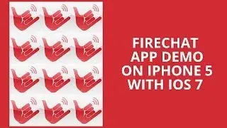 Демонстрация приложения FireChat на iOS 7