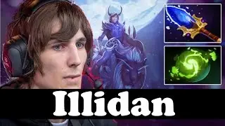 Illidan Luna with REFRESHER AND AGHANIM - Dota 2