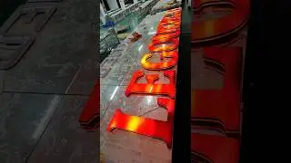 Are you still using traditional signs? Look at this colorful sign.#sign #customsigns # #signmaking