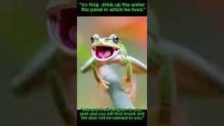 fyp Wake Up 11:11 PM FYP &ndash; Tree Frog Sings in Clean pond 🐸✨