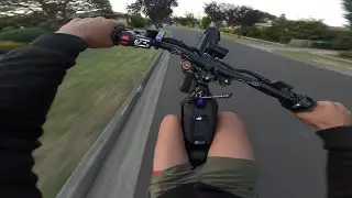 Wheelies on my new Surron 