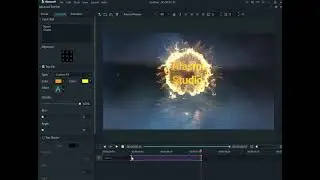 how to create fire logo or introreveal effect in filmora