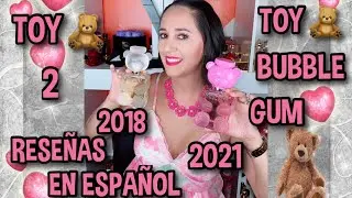 TOY 2 Y TOY BUBBLE GUM NUEVO PERFUME 2021 DE MOSCHINO! Reseñas En Español! Cual me gusta mas 🤔