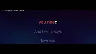 I will always love you karaoke Whitney Houston mmoGb female key -3 lyrics