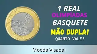 MOEDA VISADA! QUANTO VALE A MOEDA DO BASQUETE M&Atilde;O DUPLA? VALOR ATUALIZADO 2023.