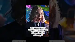 Wednesday Addams Crashes a Party&ndash; What Happens Next Is Unexpected | Jenna Ortega | WednesdaySeason 2